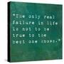 Inspirational Quote By Siddhartha Gautama (The Buddha) On Earthy Background-nagib-Stretched Canvas