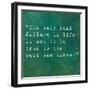 Inspirational Quote By Siddhartha Gautama (The Buddha) On Earthy Background-nagib-Framed Art Print