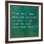 Inspirational Quote By Siddhartha Gautama (The Buddha) On Earthy Background-nagib-Framed Art Print