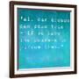 Inspirational Quote By Walt Disney On Earthy Background-nagib-Framed Art Print