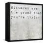 Inspirational Saying On Earthy Background-nagib-Framed Stretched Canvas