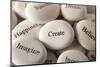 Inspirational Stones - Create-og-vision-Mounted Photographic Print