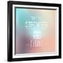 Inspirational Typographic Quote - You are Stronger-annafrajtova-Framed Art Print