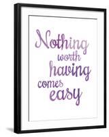 Inspire - Worth-null-Framed Giclee Print