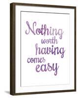 Inspire - Worth-null-Framed Giclee Print