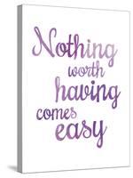 Inspire - Worth-null-Stretched Canvas