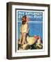 "Inspired by Poetry," Saturday Evening Post Cover, August 24, 1935-Guy Hoff-Framed Giclee Print