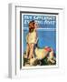 "Inspired by Poetry," Saturday Evening Post Cover, August 24, 1935-Guy Hoff-Framed Giclee Print