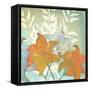 Inspired Day Lilies-Jan Weiss-Framed Stretched Canvas