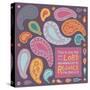 Inspired Paisley I-Andi Metz-Stretched Canvas