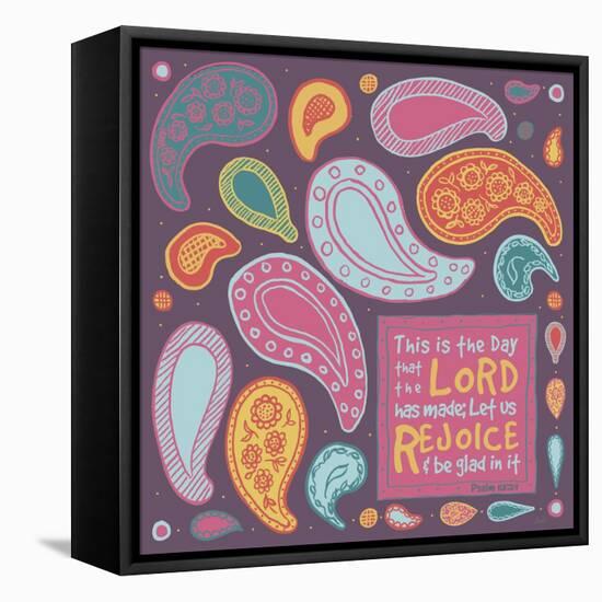 Inspired Paisley I-Andi Metz-Framed Stretched Canvas