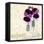 Inspired Purple-Boem O.-Framed Stretched Canvas