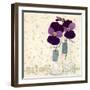Inspired Purple-Boem O.-Framed Art Print