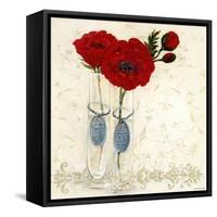 Inspired Red-Boem O.-Framed Stretched Canvas