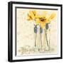 Inspired Yellow-Boem O.-Framed Art Print