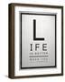 Inspirfagtional Eye Chart II-Sd Graphics Studio-Framed Art Print