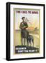 Inspiring Recruitment Poster Encouraging Irish Men to Answer the Call to Arms and Join Up-null-Framed Photographic Print