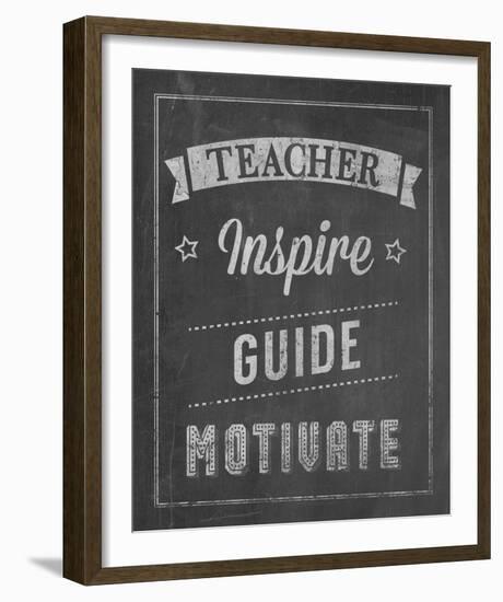 Inspiring Teacher I-Tom Frazier-Framed Giclee Print