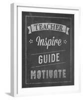 Inspiring Teacher I-Tom Frazier-Framed Giclee Print