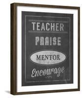 Inspiring Teacher II-Tom Frazier-Framed Giclee Print