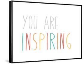 Inspiring-Lila Fe-Framed Stretched Canvas