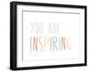 Inspiring-Lila Fe-Framed Art Print