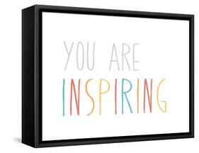 Inspiring-Lila Fe-Framed Stretched Canvas