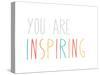 Inspiring-Lila Fe-Stretched Canvas