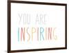 Inspiring-Lila Fe-Framed Art Print