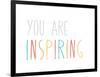 Inspiring-Lila Fe-Framed Art Print