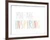 Inspiring-Lila Fe-Framed Art Print