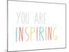 Inspiring-Lila Fe-Mounted Art Print