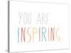 Inspiring-Lila Fe-Stretched Canvas