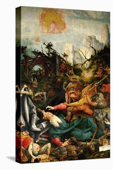 Inssenheim Altar: the Temptation of Saint Anthony, 1515-Matthias Grünewald-Stretched Canvas