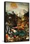 Inssenheim Altar: the Temptation of Saint Anthony, 1515-Matthias Grünewald-Framed Stretched Canvas