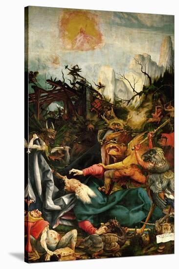 Inssenheim Altar: the Temptation of Saint Anthony, 1515-Matthias Grünewald-Stretched Canvas