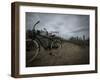 Instagram Filtered Image of a Vintage Bicycle and Sand Dunes on the Beach-pablo guzman-Framed Photographic Print