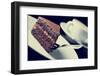 Instagram Vintage Style Chocolate Cake-Gajus-Framed Photographic Print