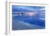 Installation Greetings to the Sun by Nikola Basic at Sunset, Zadar, Dalmatia, Croatia, Europe-Markus Lange-Framed Photographic Print