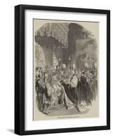 Installation of a Knight of the Bath-null-Framed Giclee Print
