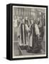 Installation of the Archbishop of York in York Minster-Thomas Walter Wilson-Framed Stretched Canvas