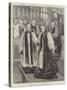 Installation of the Archbishop of York in York Minster-Thomas Walter Wilson-Stretched Canvas
