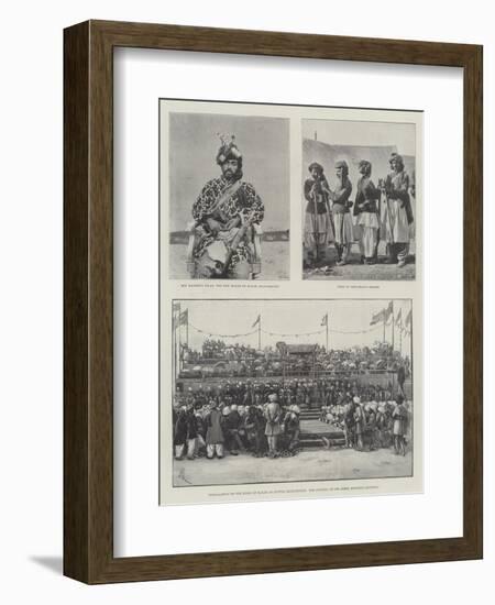 Installation of the Khan of Kalat-null-Framed Giclee Print