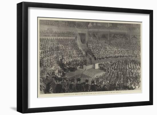 Installation of the Prince of Wales as Grand Master of the Freemasons of England at the Royal Alber-Charles Robinson-Framed Giclee Print