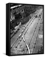 Installation of Trackwork in an Ici Plant, Sheffield, South Yorkshire, 1963-Michael Walters-Framed Stretched Canvas