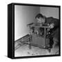 Installing a Damp Proof Course in a House in Goldthorpe, South Yorkshire, 1957-Michael Walters-Framed Stretched Canvas