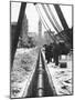 Installing a Water Pipe, North Broad Looking South, Philadelphia, Pennsylvania-null-Mounted Photo