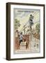 Installing an Overhead Power Line-null-Framed Giclee Print