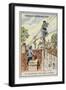 Installing an Overhead Power Line-null-Framed Giclee Print