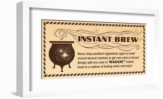 Instant Brew-null-Framed Art Print